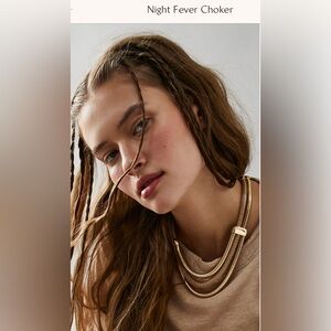 NWT Free People Night Fever Choker